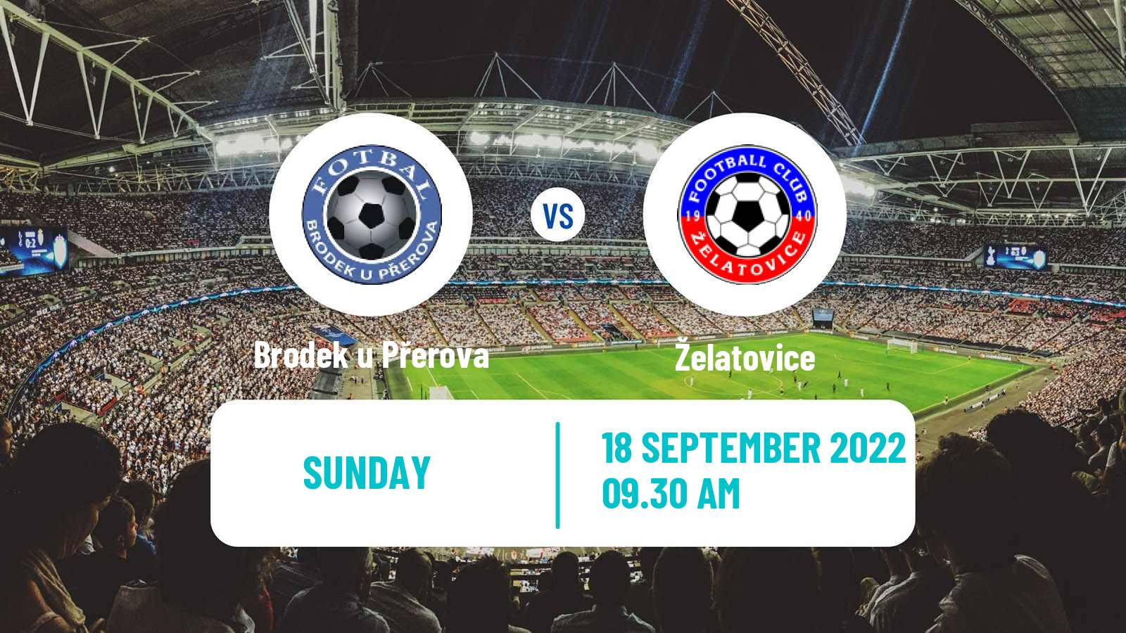 Soccer Czech Olomoucky KP Brodek u Přerova - Želatovice
