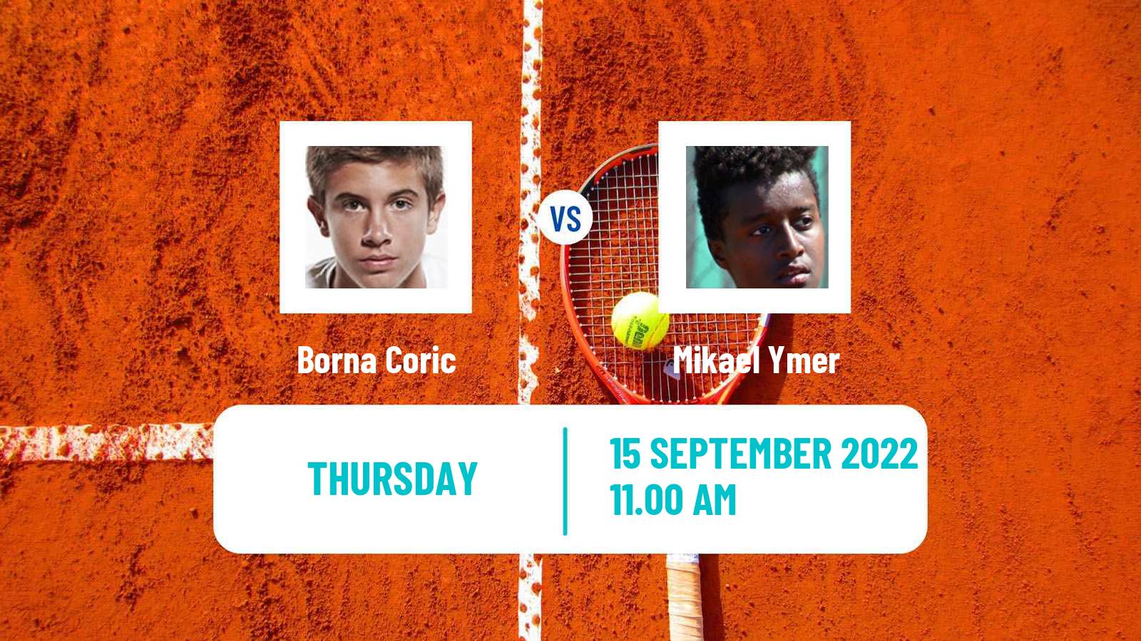 Tennis Davis Cup World Group Borna Coric - Mikael Ymer