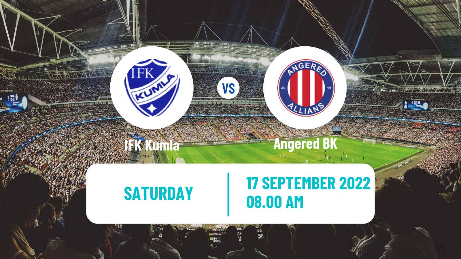 Soccer Swedish Division 2 - Norra Götaland Kumla - Angered