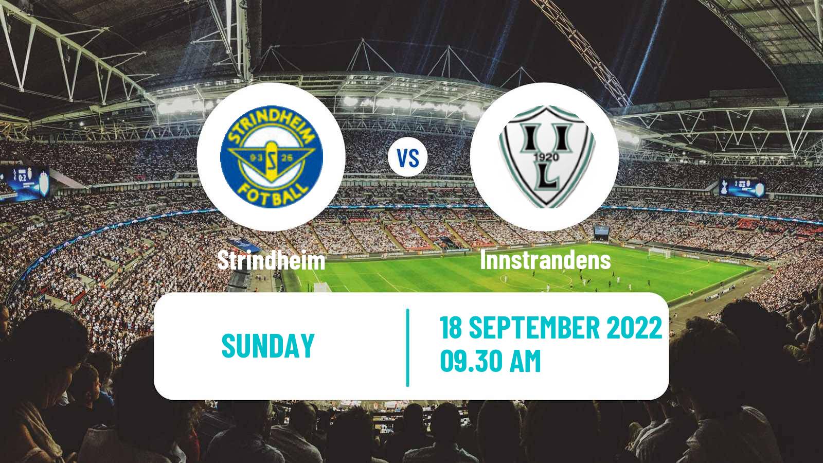 Soccer Norwegian Division 3 - Group 5 Strindheim - Innstrandens
