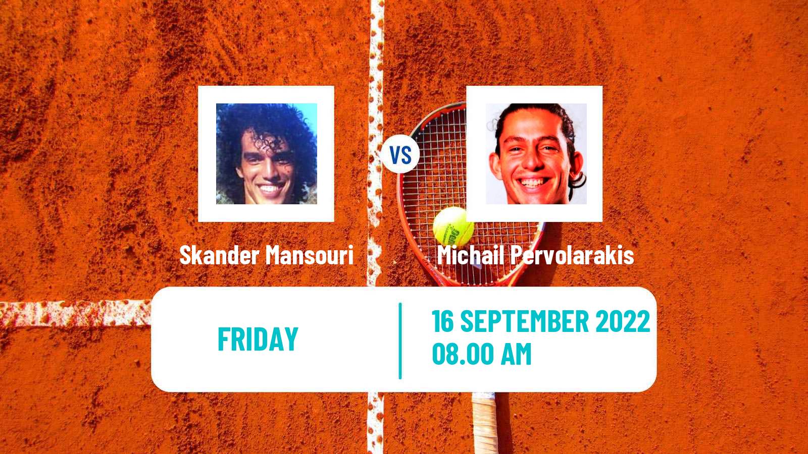 Tennis Davis Cup World Group II Skander Mansouri - Michail Pervolarakis