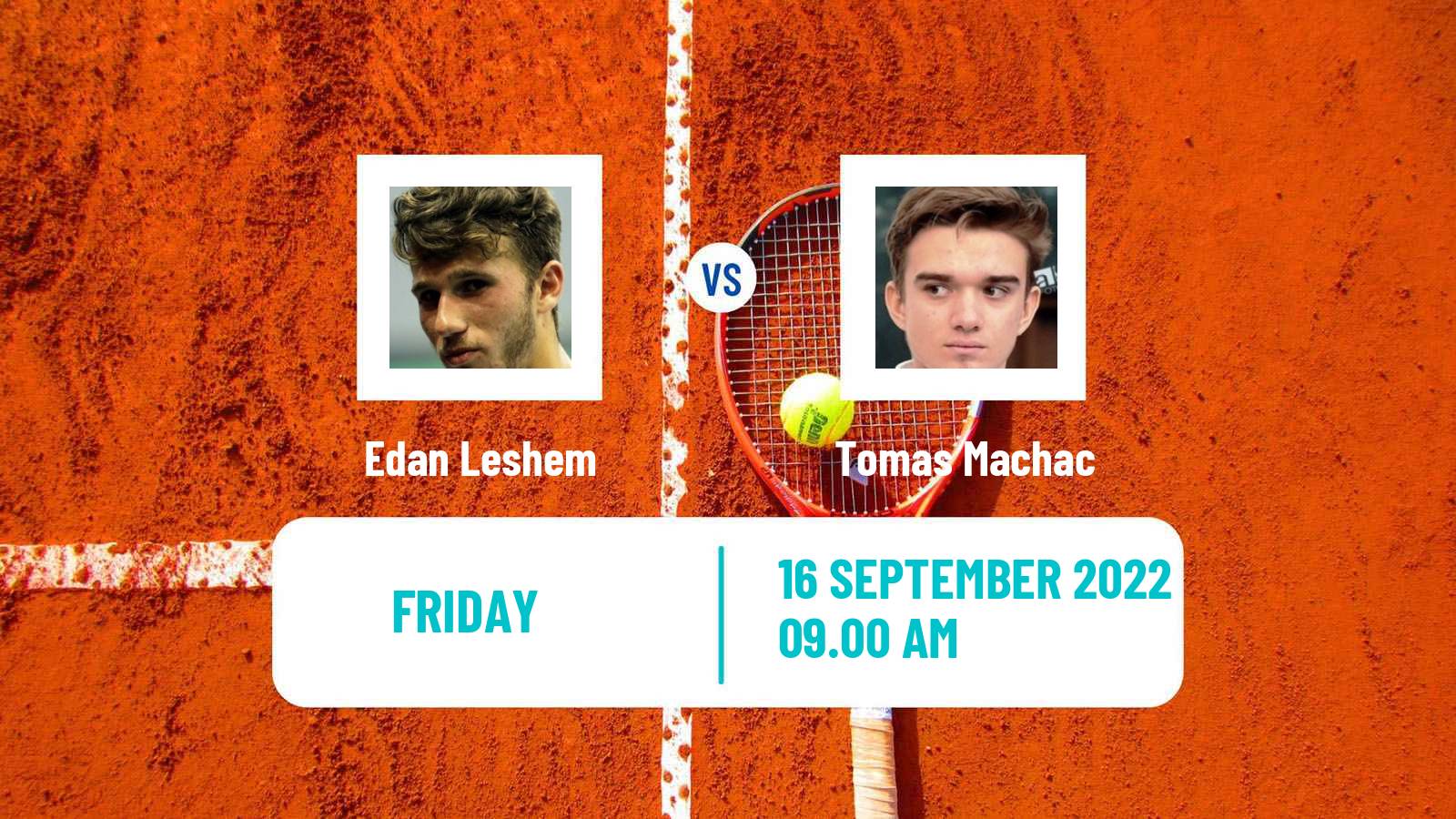 Tennis Davis Cup World Group I Edan Leshem - Tomas Machac