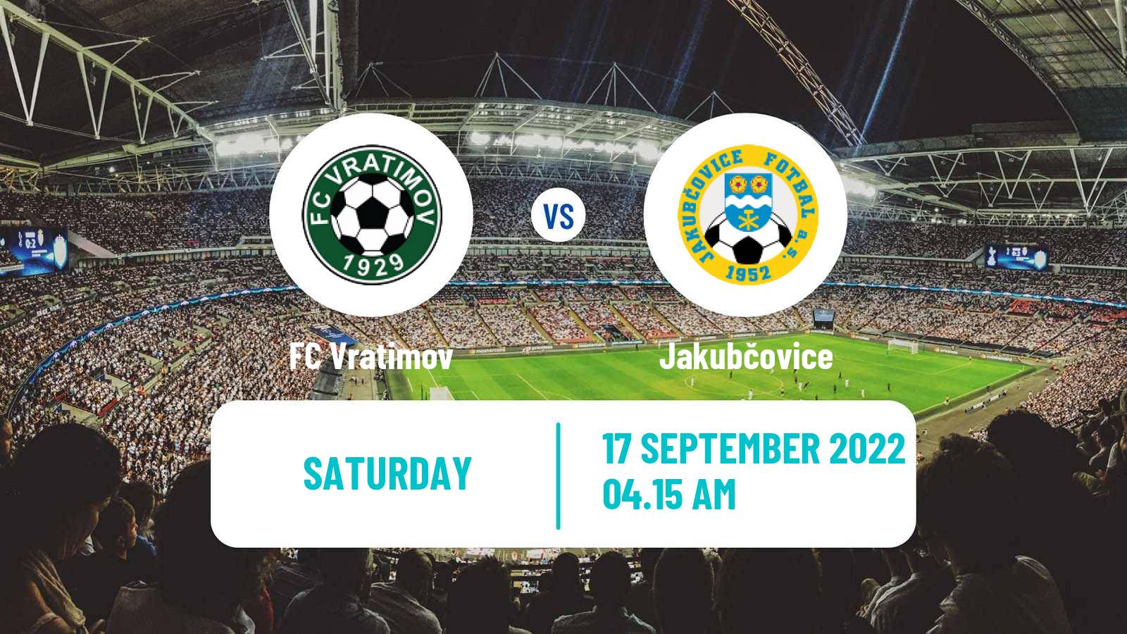 Soccer Czech Moravskoslezsky KP Vratimov - Jakubčovice