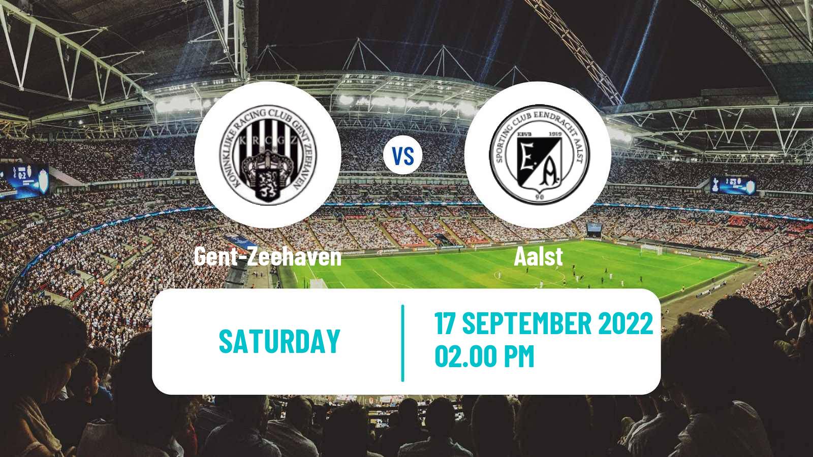 Soccer Belgian Second Amateur Division Group A KRC Gent - Aalst