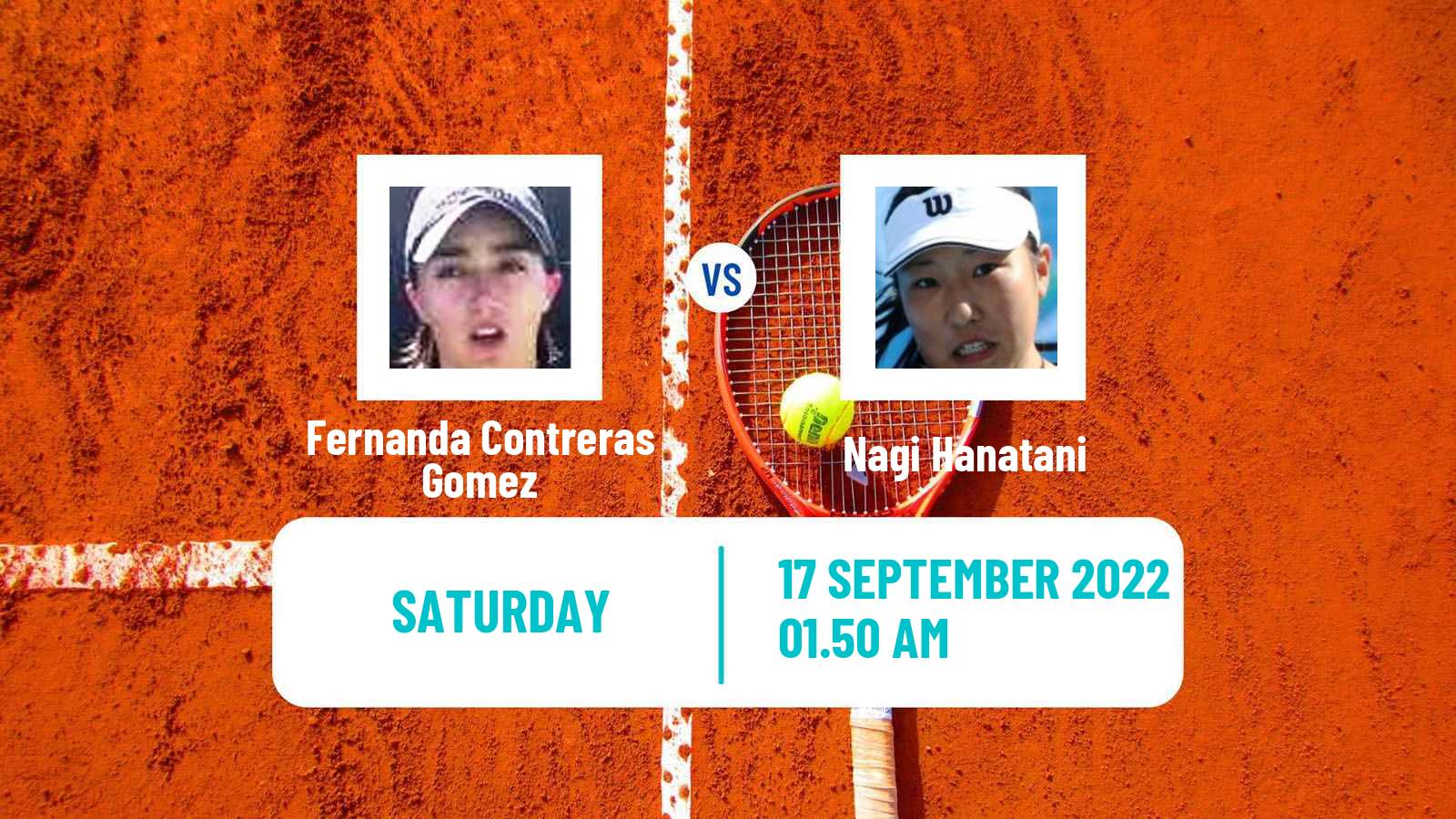 Tennis WTA Tokyo Fernanda Contreras Gomez - Nagi Hanatani