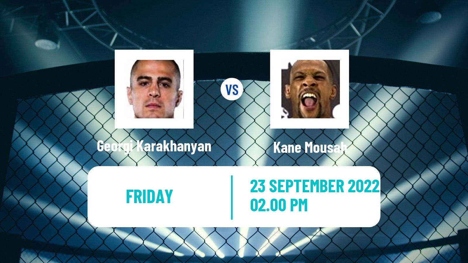 MMA MMA Georgi Karakhanyan - Kane Mousah