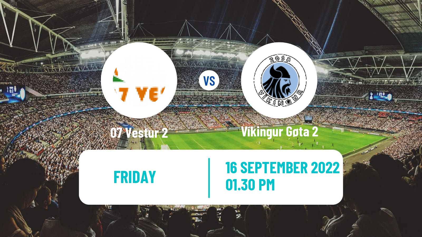 Soccer Faroe Islands 1 Deild 07 Vestur 2 - Víkingur Gøta 2