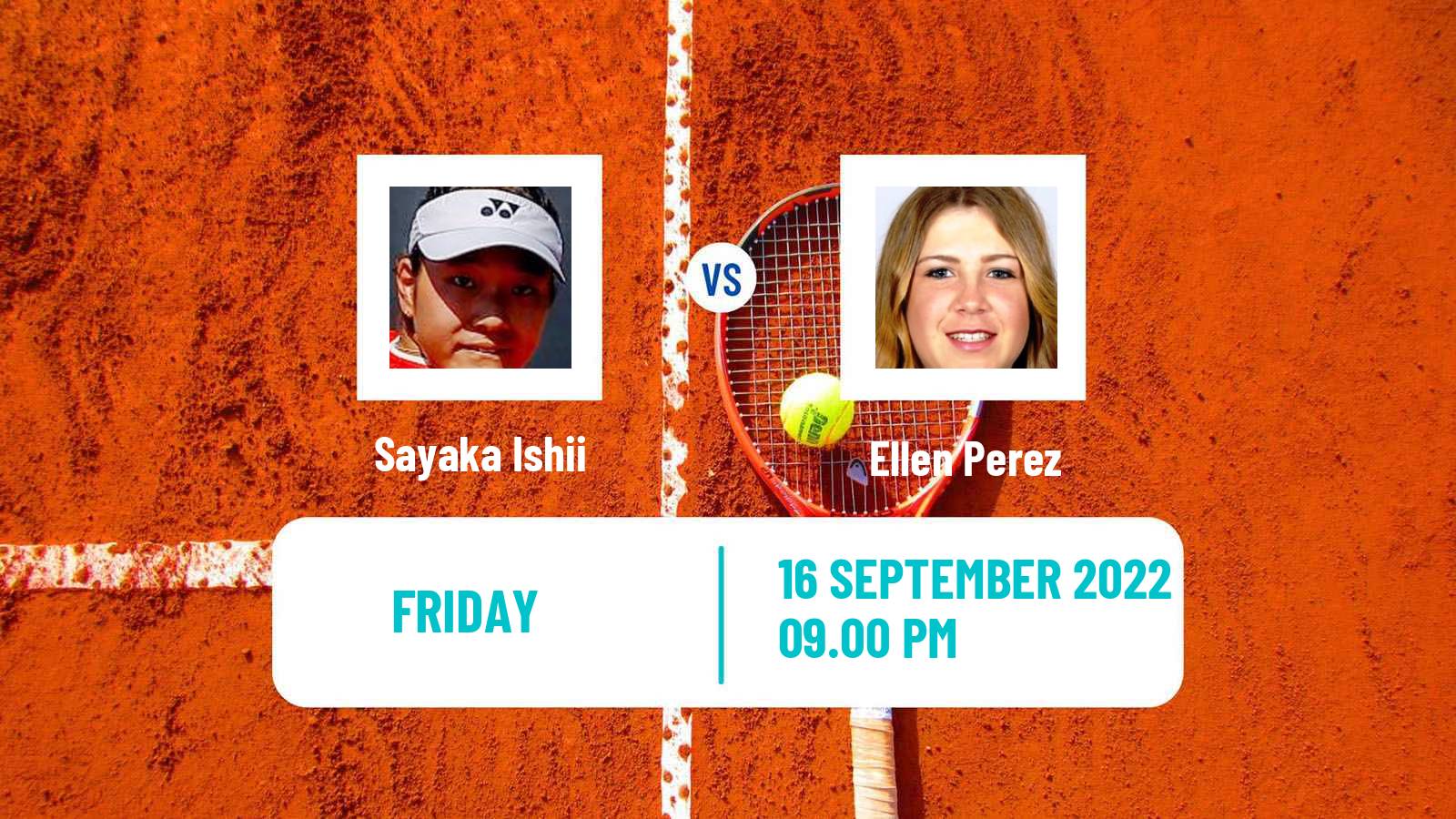 Tennis WTA Tokyo Sayaka Ishii - Ellen Perez
