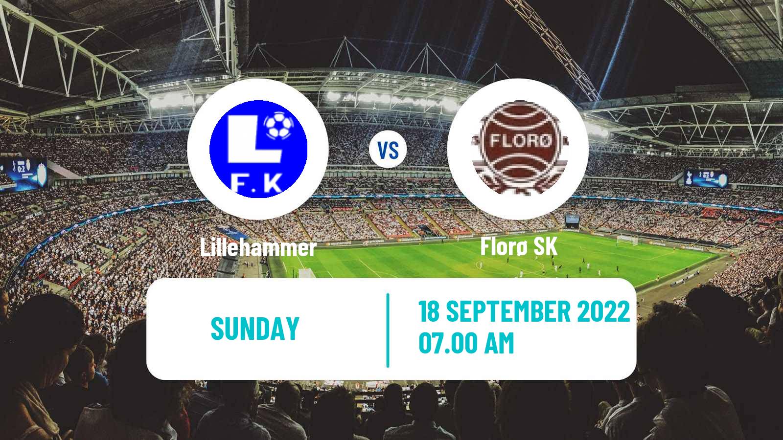 Football Norwegian Division 3 - Group 2 Lillehammer - Florø