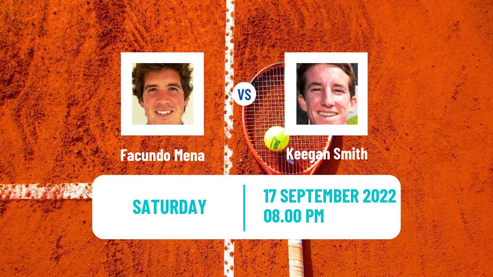 Tennis ATP San Diego Facundo Mena - Keegan Smith
