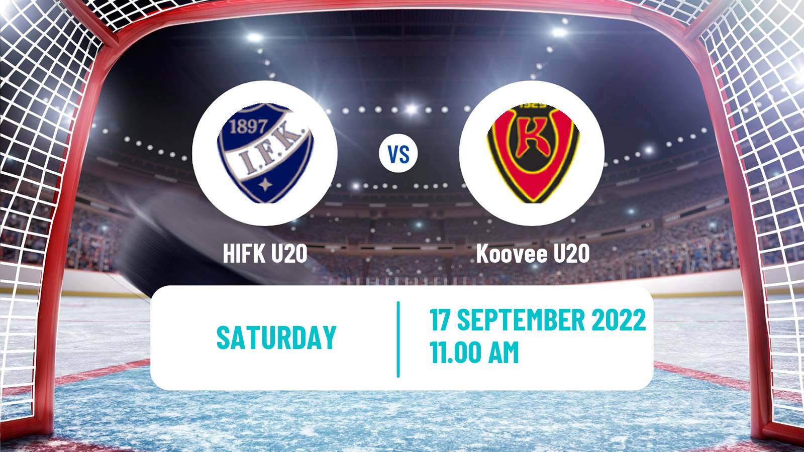 Hockey Finnish SM-sarja U20 HIFK U20 - Koovee U20