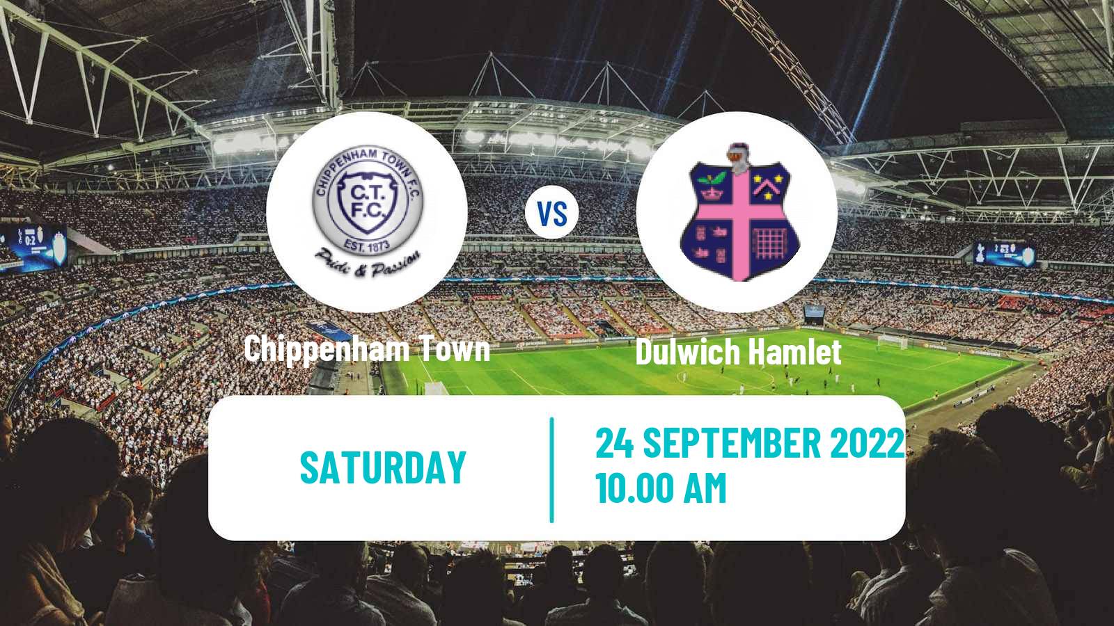 Soccer English National League South Chippenham Town - Dulwich Hamlet