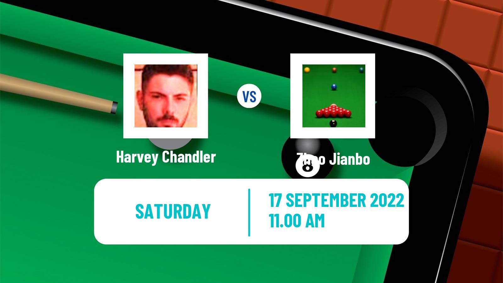 Snooker Snooker Harvey Chandler - Zhao Jianbo