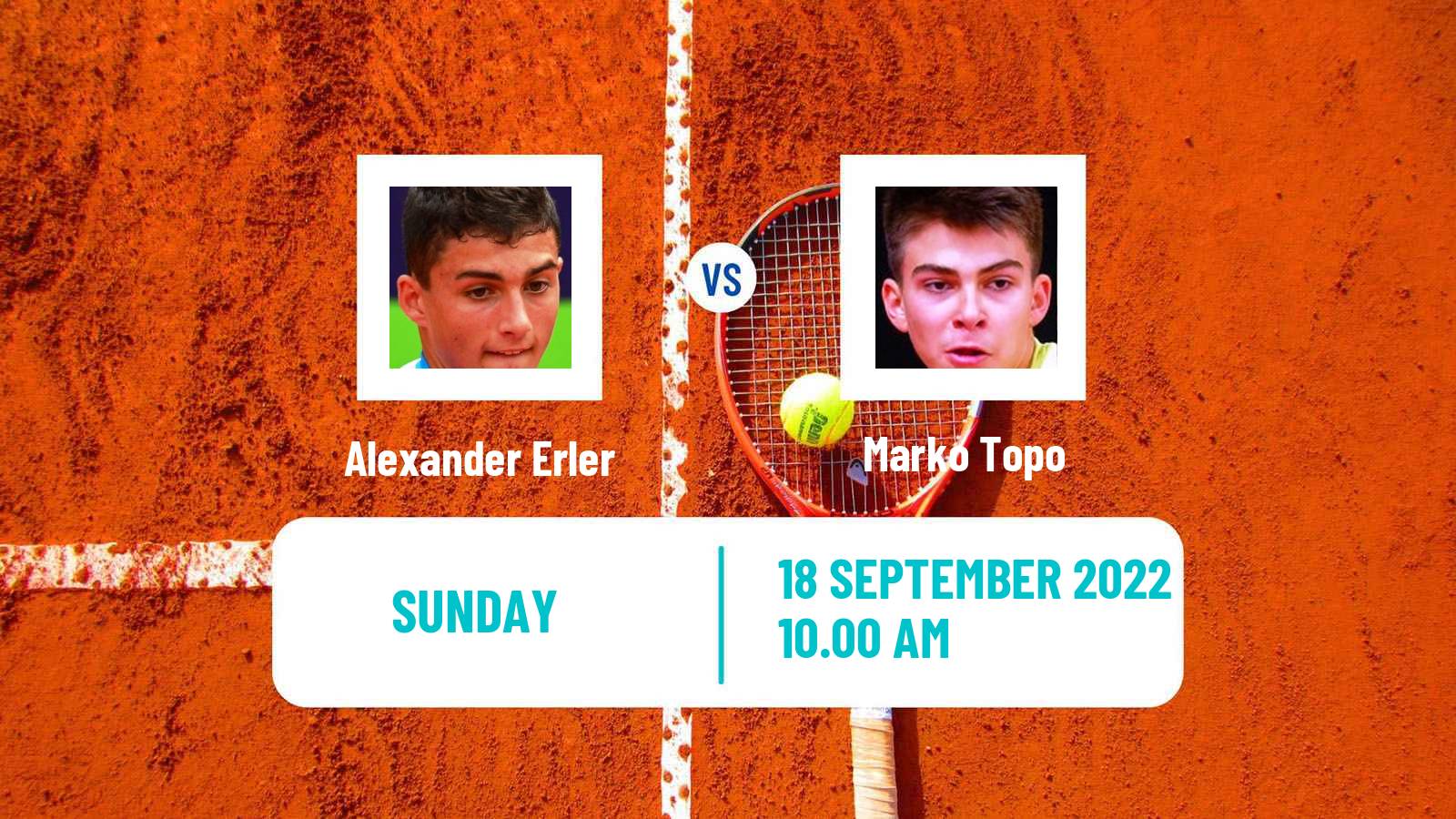 Tennis ATP Challenger Alexander Erler - Marko Topo