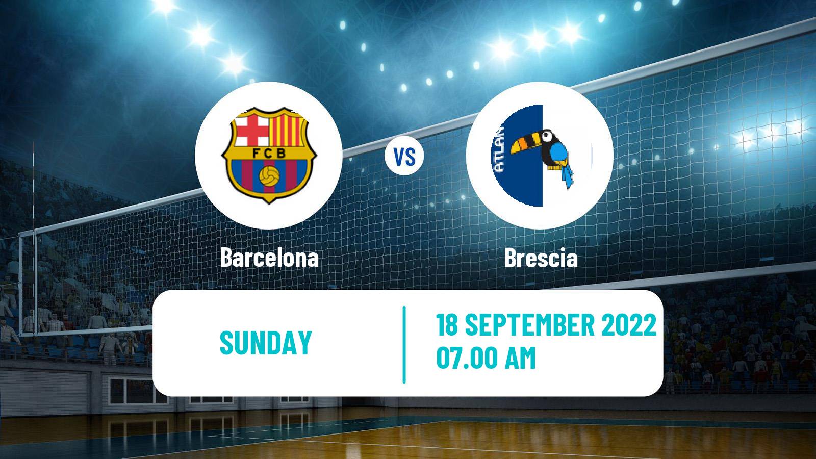 Volleyball Club Friendly Volleyball Barcelona - Brescia