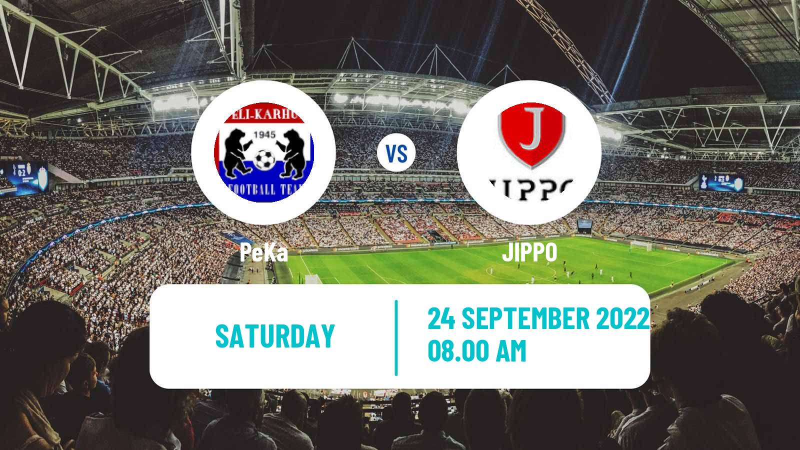 Football Finnish Kakkonen Group A PeKa - JIPPO