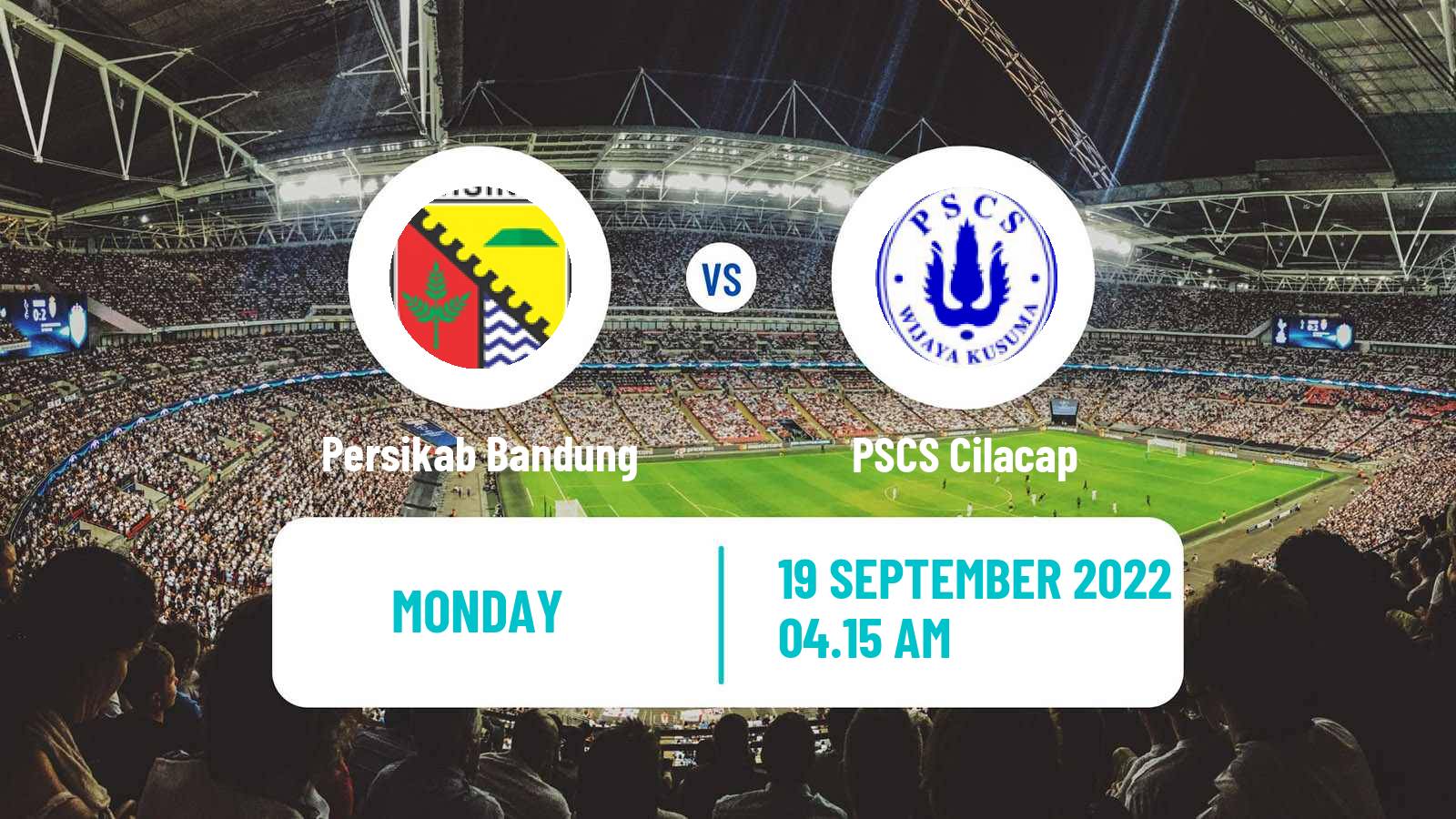 Soccer Indonesian Liga 2 Persikab Bandung - PSCS Cilacap