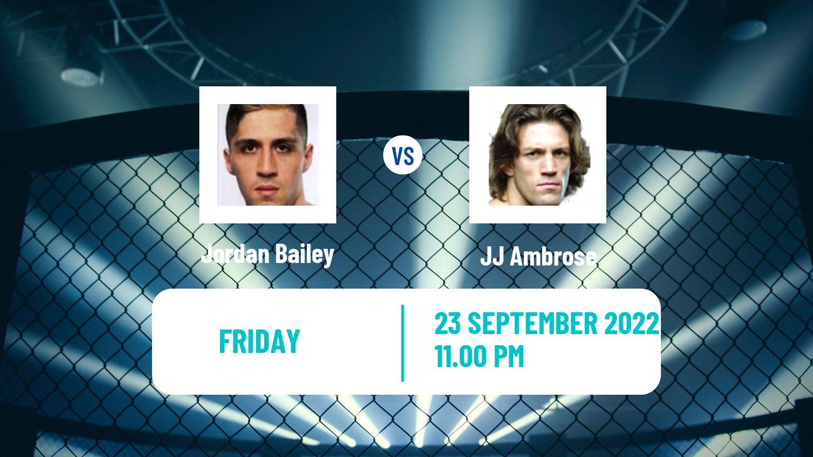 MMA MMA Jordan Bailey - JJ Ambrose