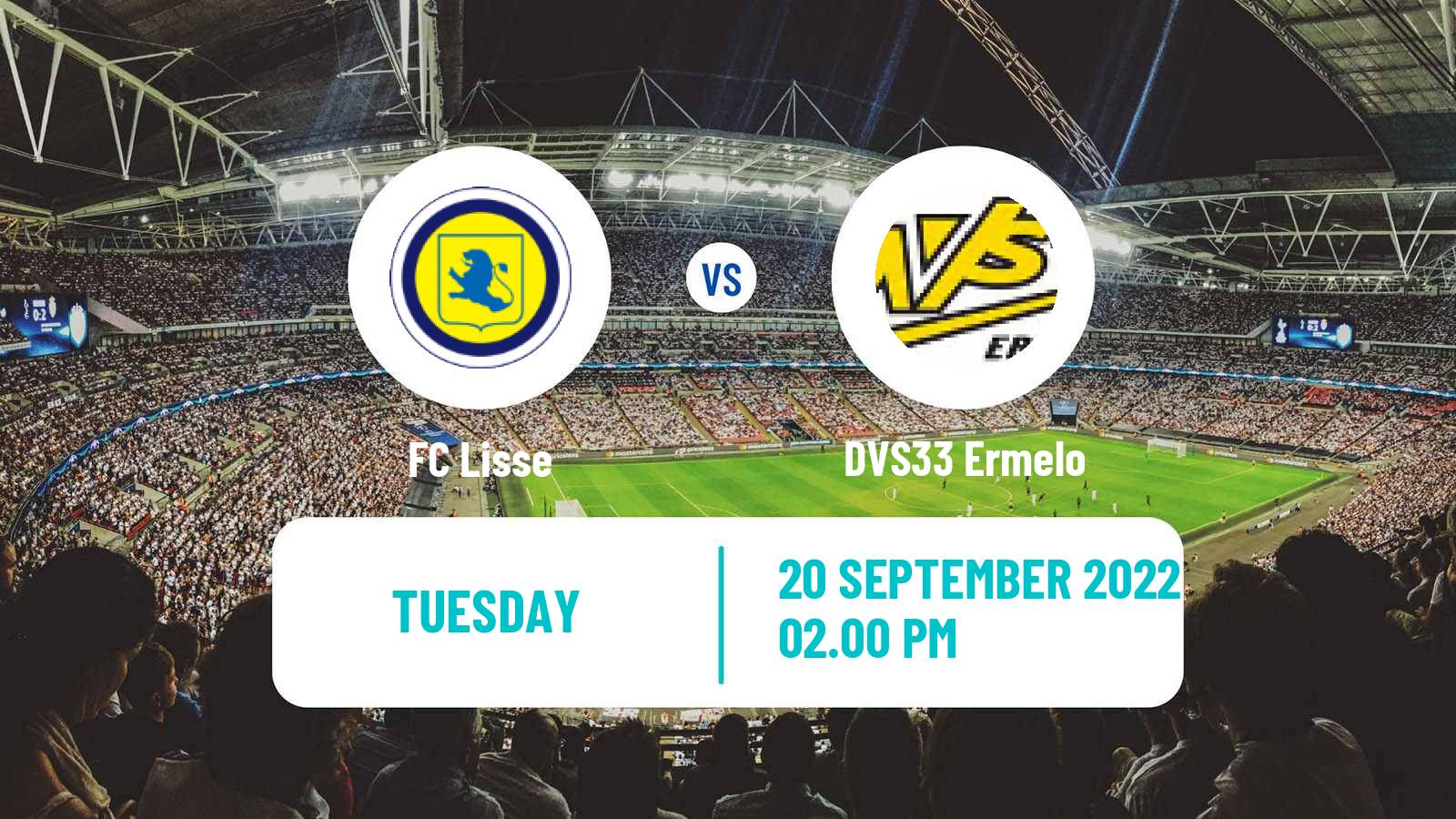 Soccer Dutch KNVB Beker Lisse - DVS33 Ermelo