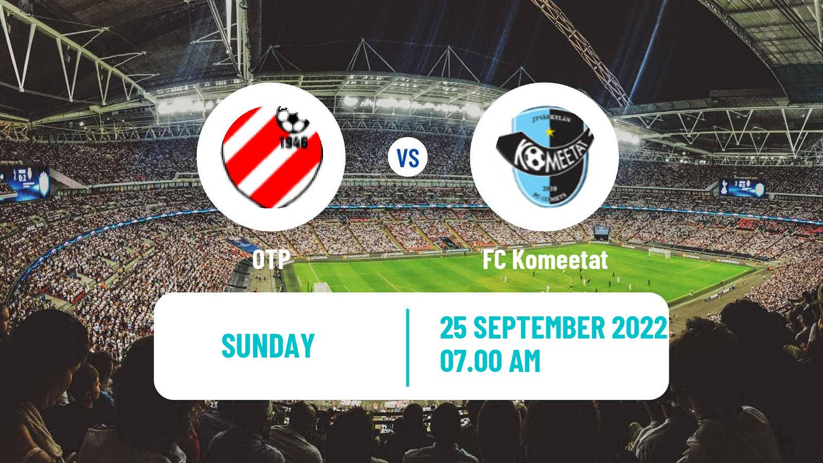 Soccer Finnish Kakkonen Group C OTP - Komeetat
