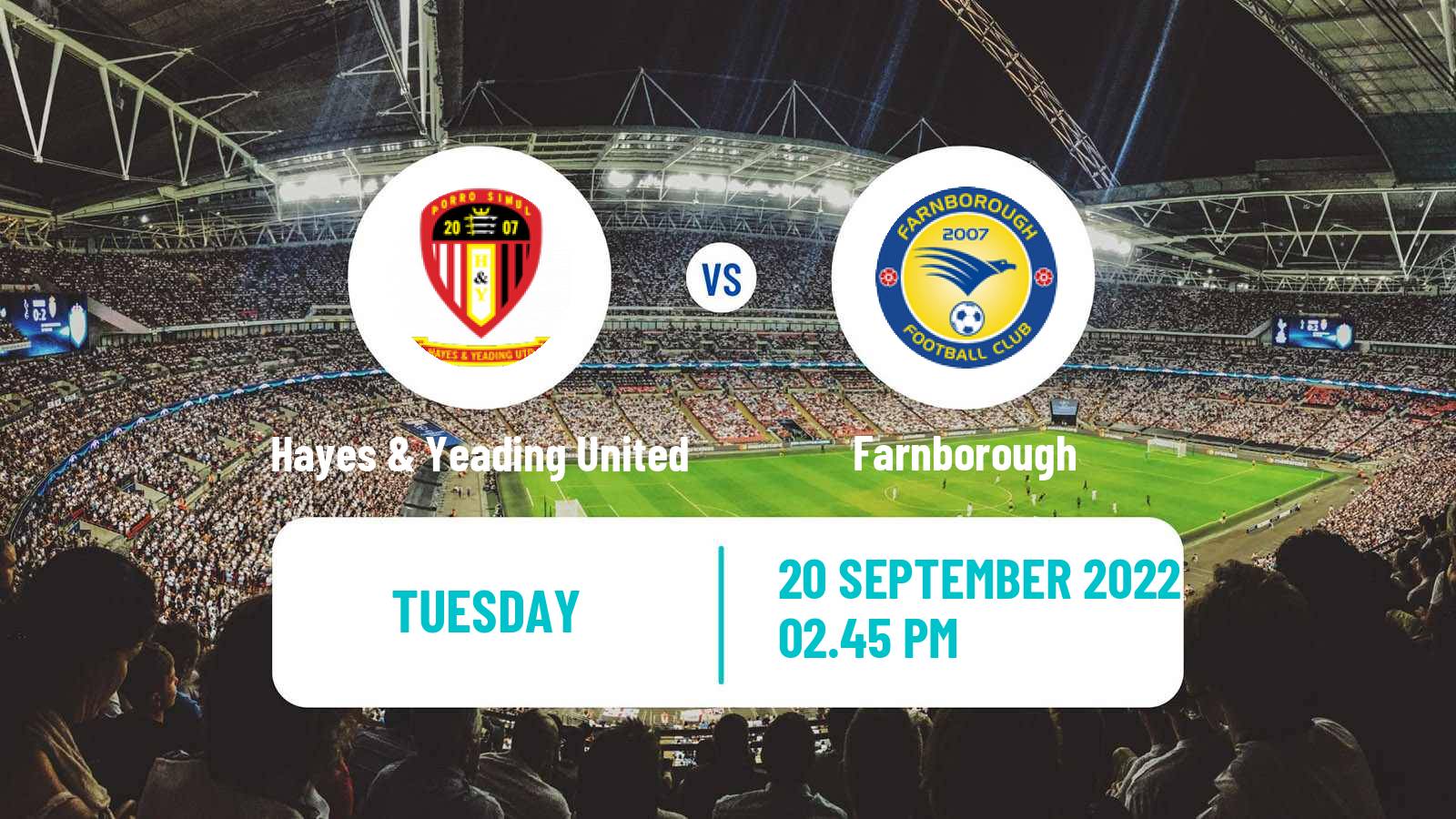 Soccer English FA Cup Hayes & Yeading United - Farnborough