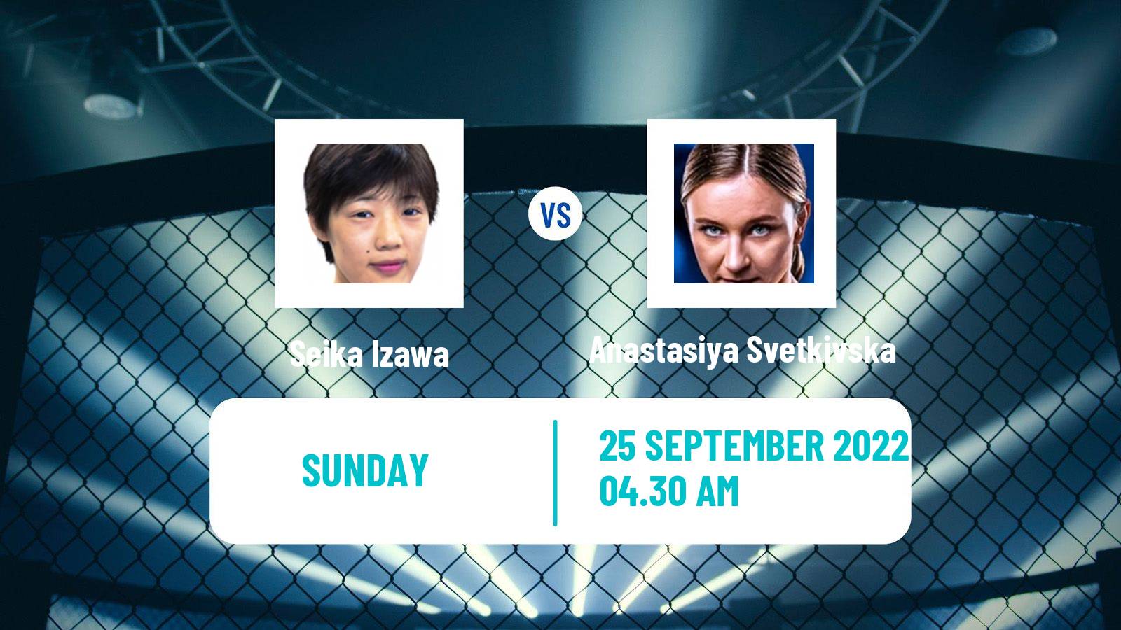 MMA MMA Seika Izawa - Anastasiya Svetkivska