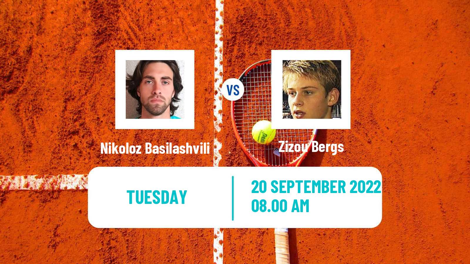 Tennis ATP Metz Nikoloz Basilashvili - Zizou Bergs