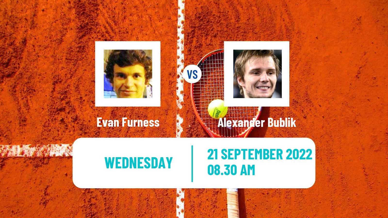 Tennis ATP Metz Evan Furness - Alexander Bublik