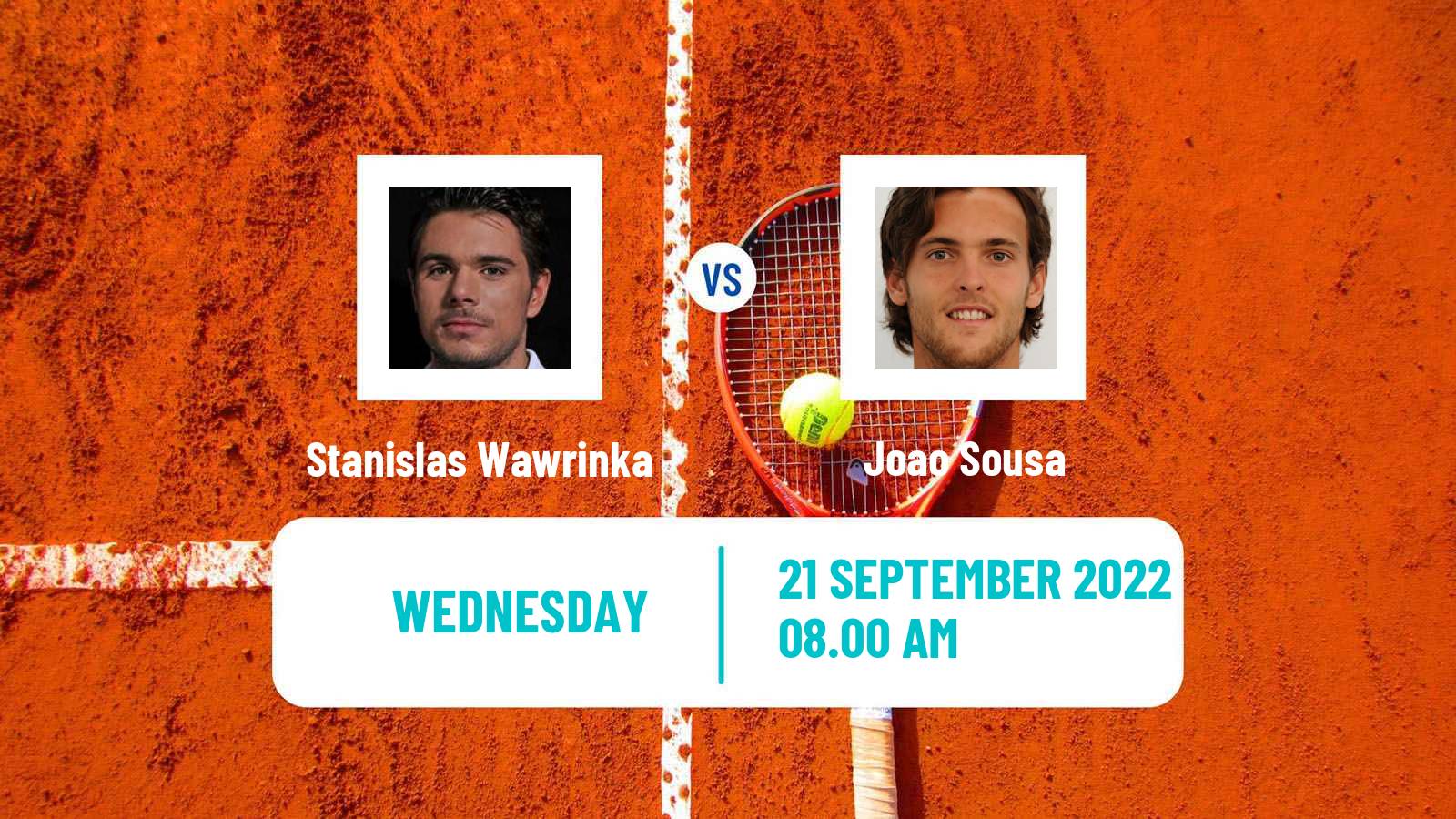 Tennis ATP Metz Stanislas Wawrinka - Joao Sousa