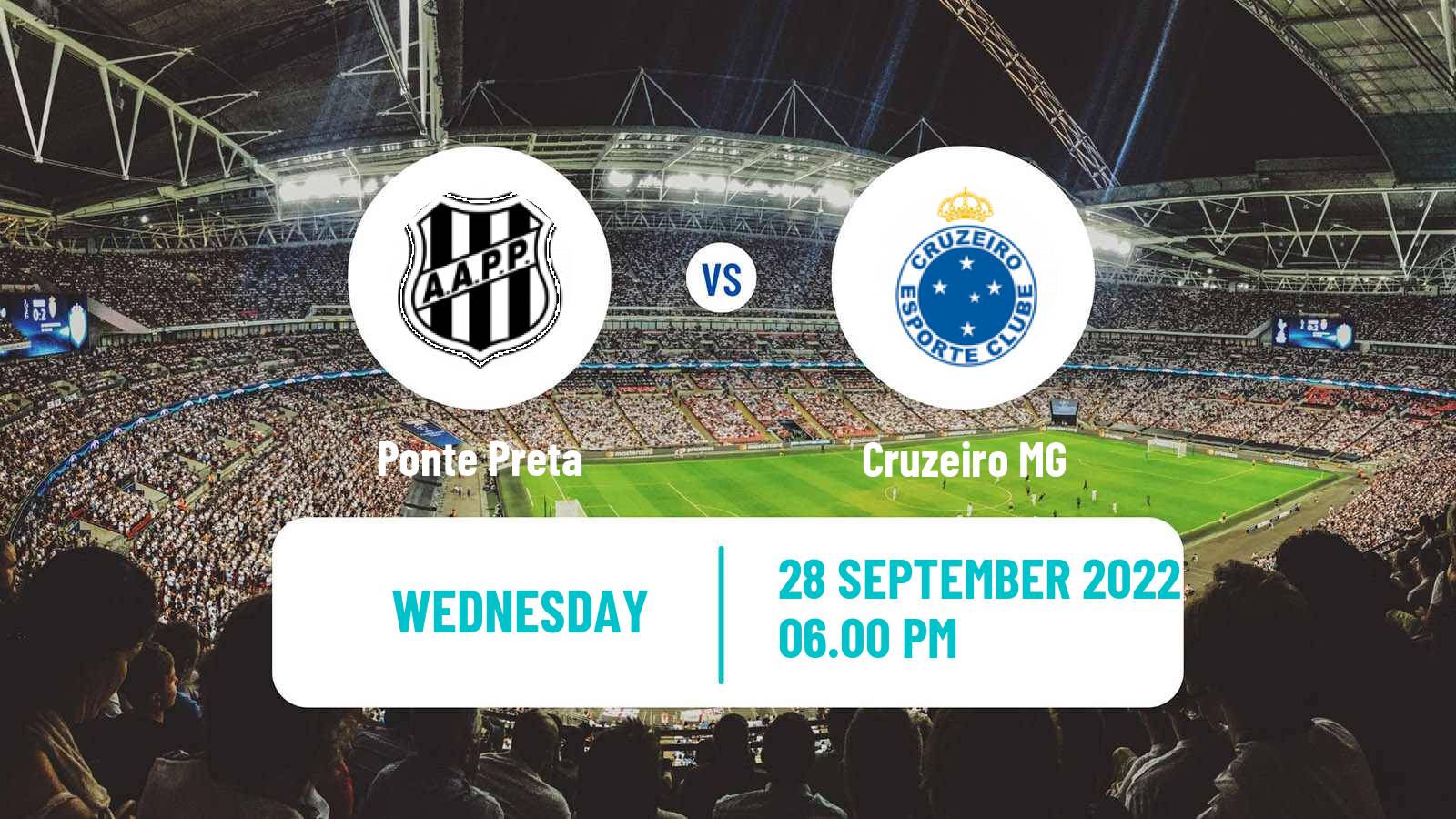 Soccer Brazilian Serie B Ponte Preta - Cruzeiro