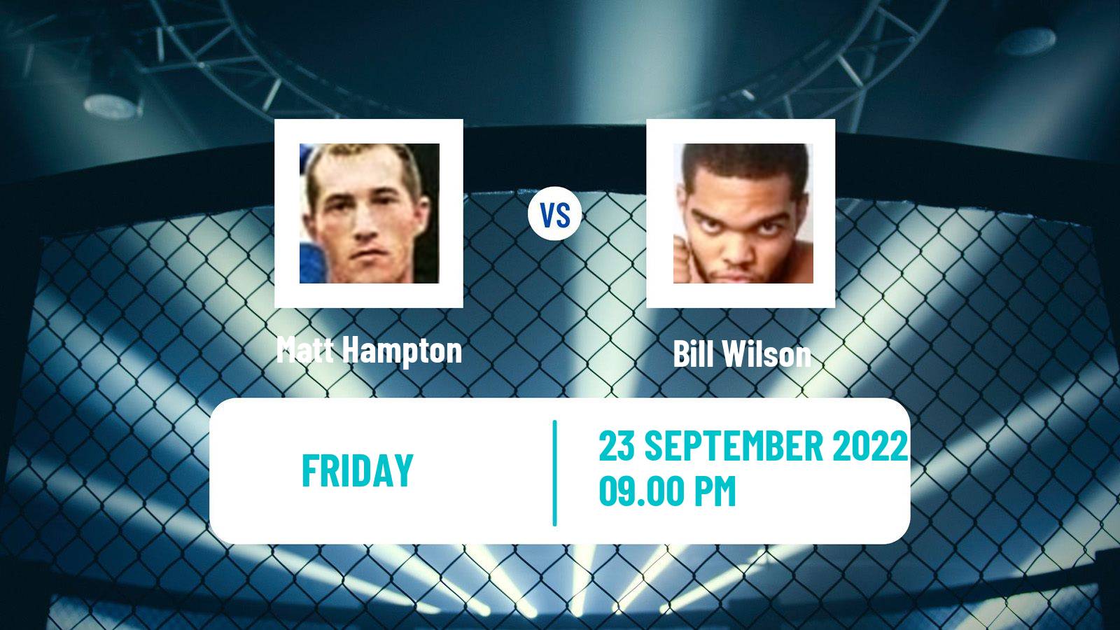 MMA MMA Matt Hampton - Bill Wilson