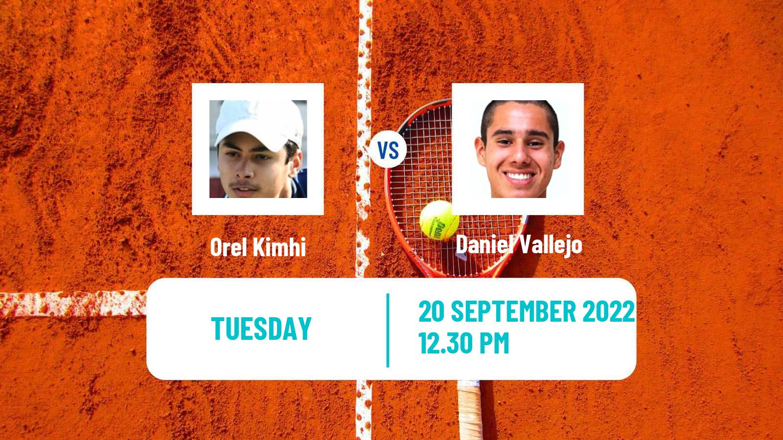 Tennis ITF Tournaments Orel Kimhi - Daniel Vallejo