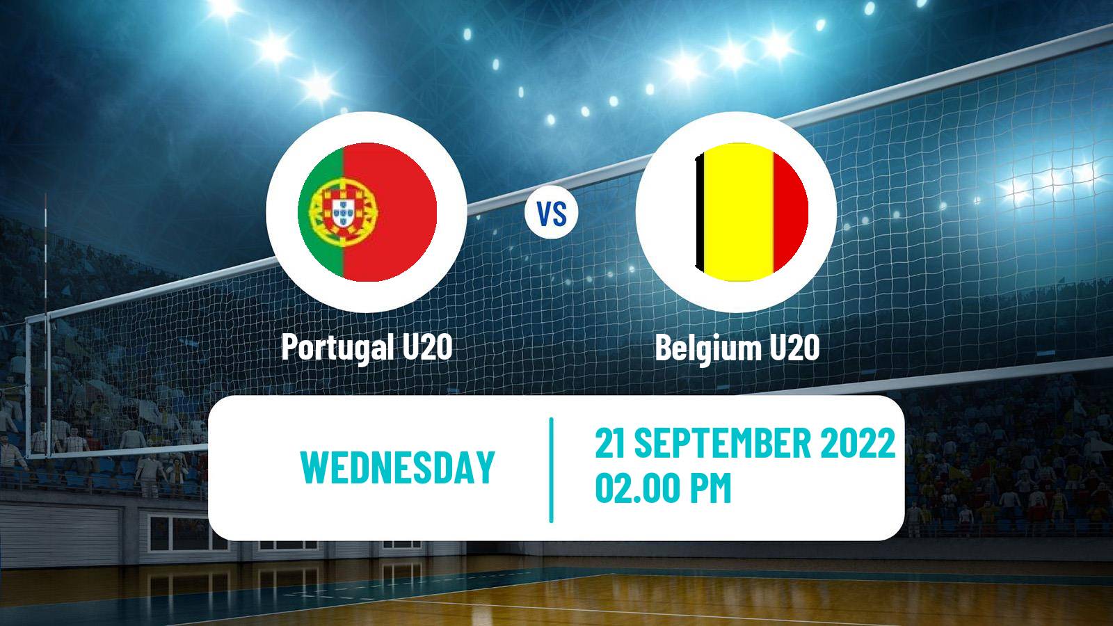 Volleyball European Championship U20 Volleyball Portugal U20 - Belgium U20