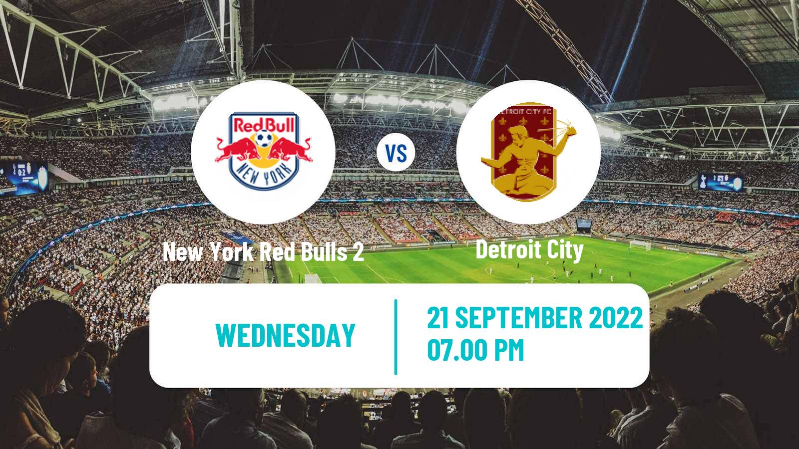 Soccer USL Championship New York Red Bulls 2 - Detroit City