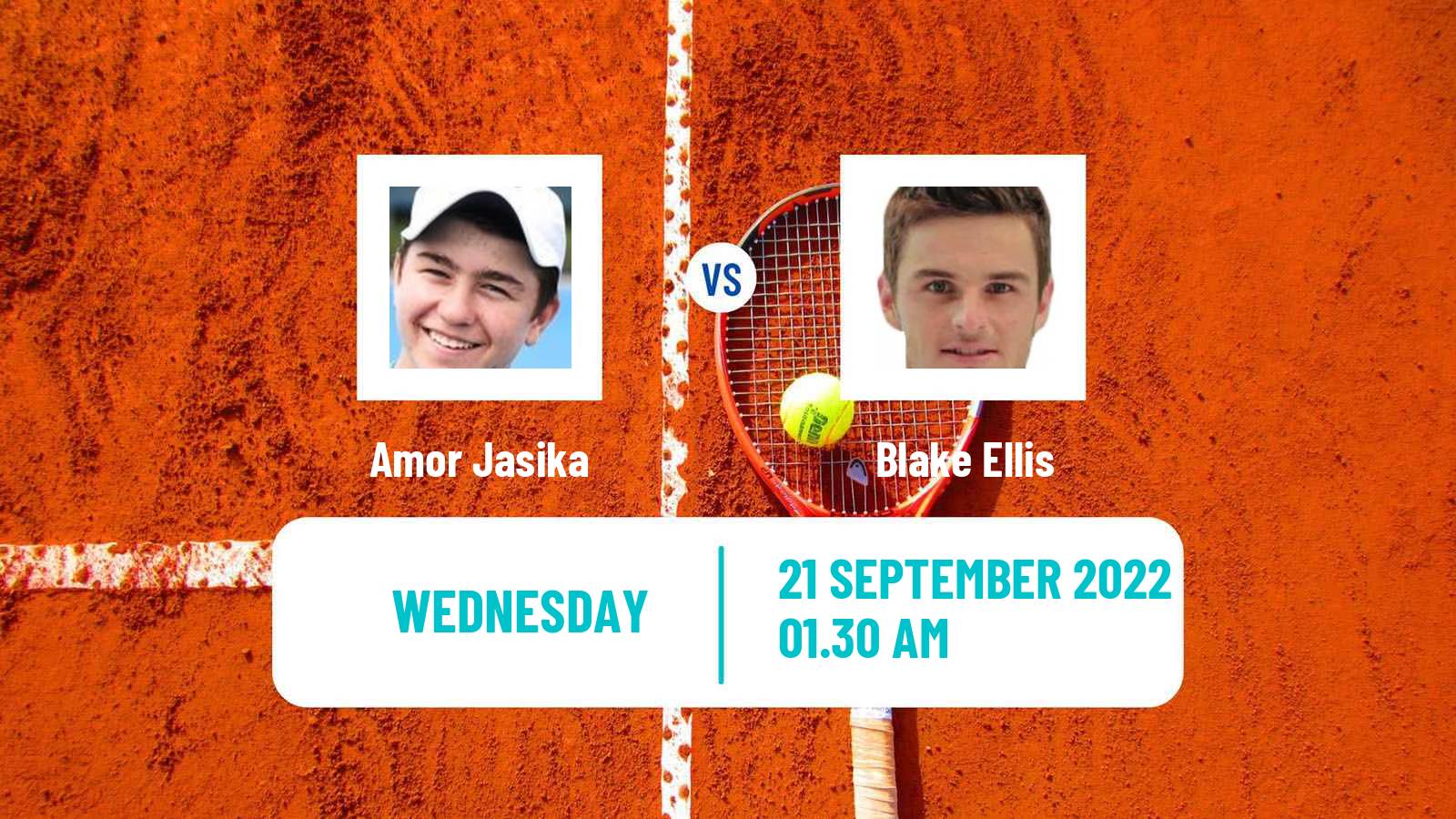 Tennis ITF Tournaments Amor Jasika - Blake Ellis