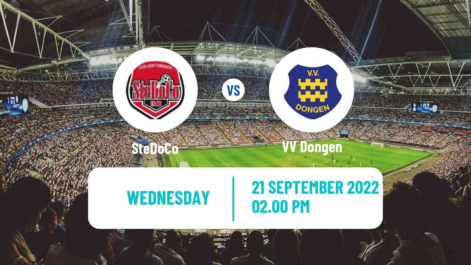 Soccer Dutch KNVB Beker SteDoCo - Dongen