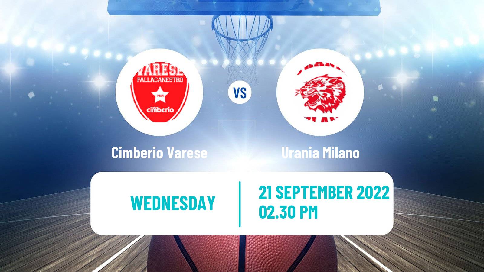 Basketball Club Friendly Basketball Varese - Urania Milano