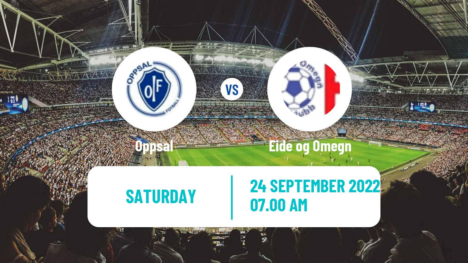 Football Norwegian Division 3 - Group 1 Oppsal - Eide og Omegn