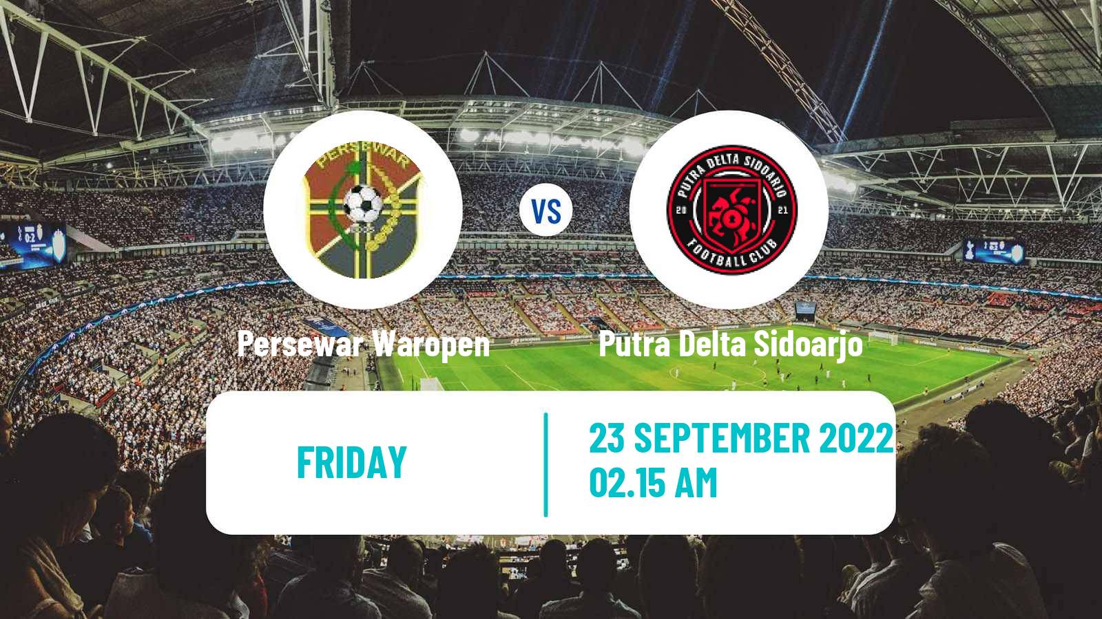Soccer Indonesian Liga 2 Persewar Waropen - Putra Delta Sidoarjo