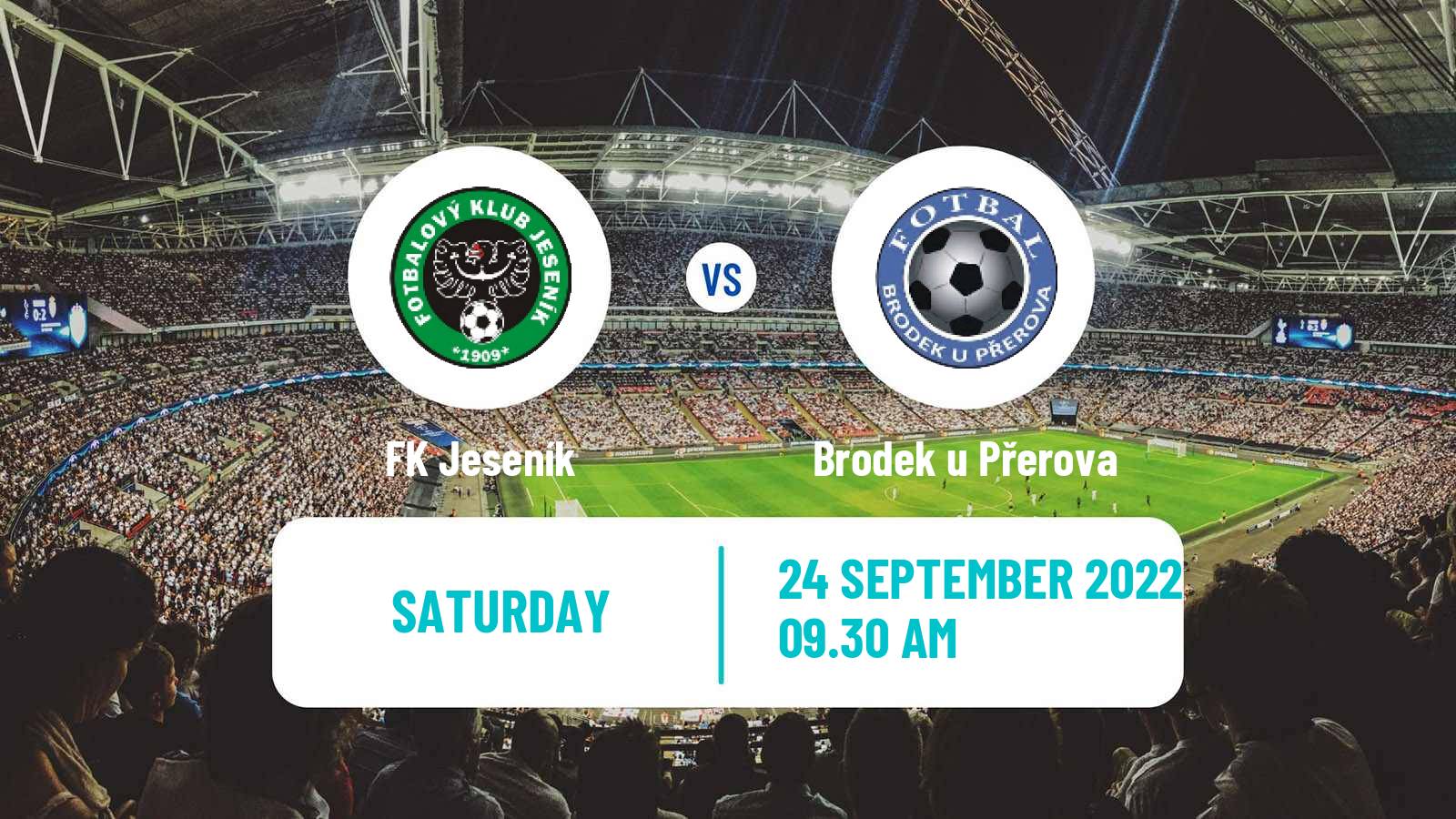 Soccer Czech Olomoucky KP Jeseník - Brodek u Přerova