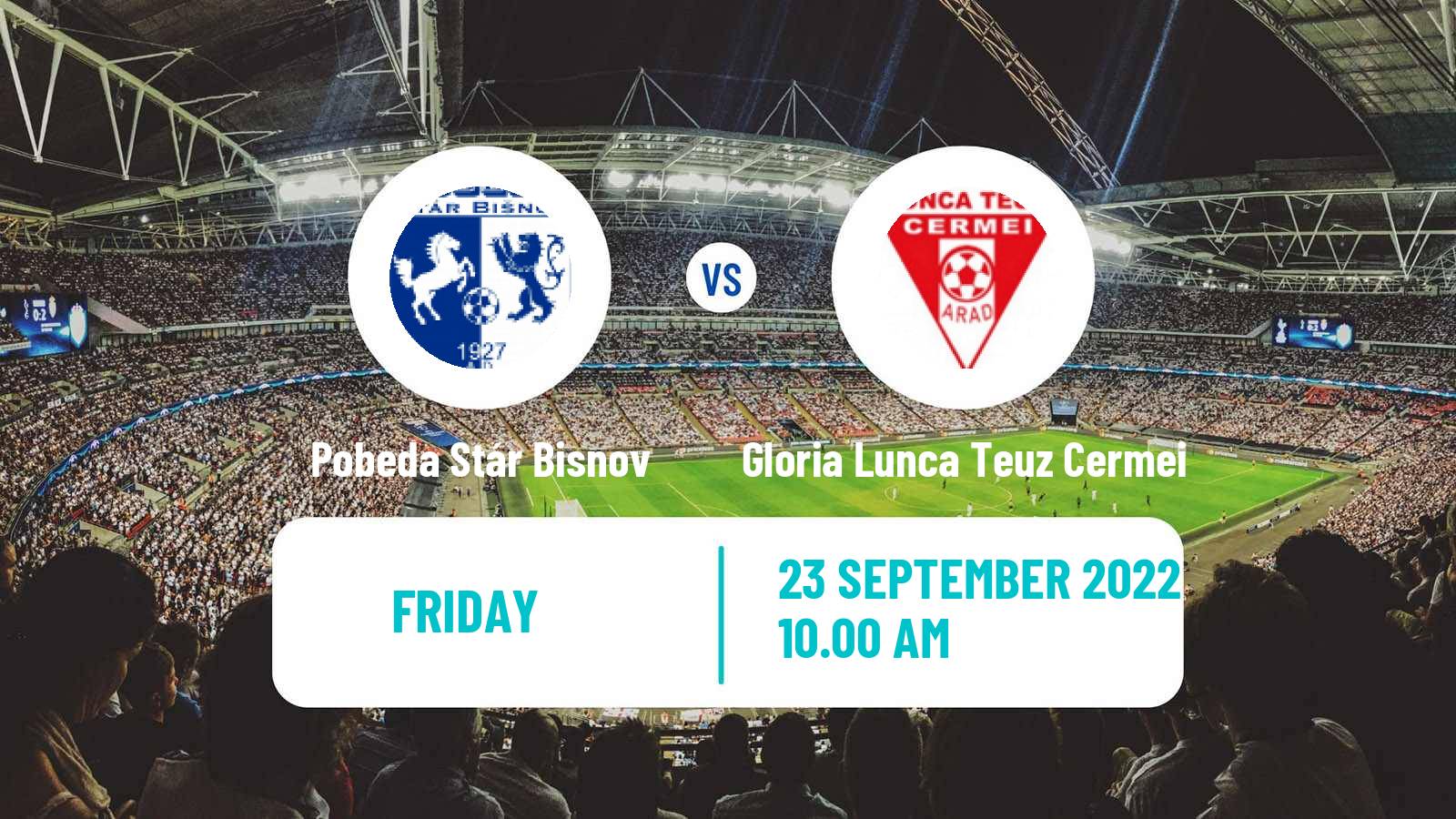 Soccer Romanian Liga 3 - Seria 8 Pobeda Stár Bisnov - Gloria Lunca Teuz Cermei