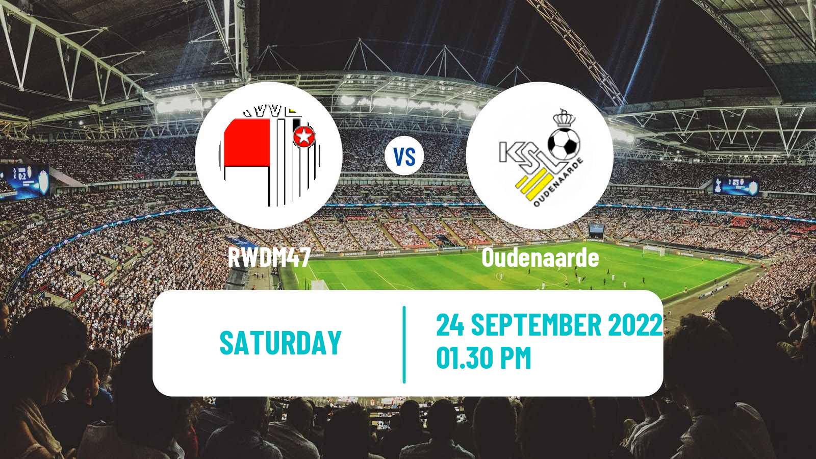 Soccer Belgian Cup RWDM47 - Oudenaarde