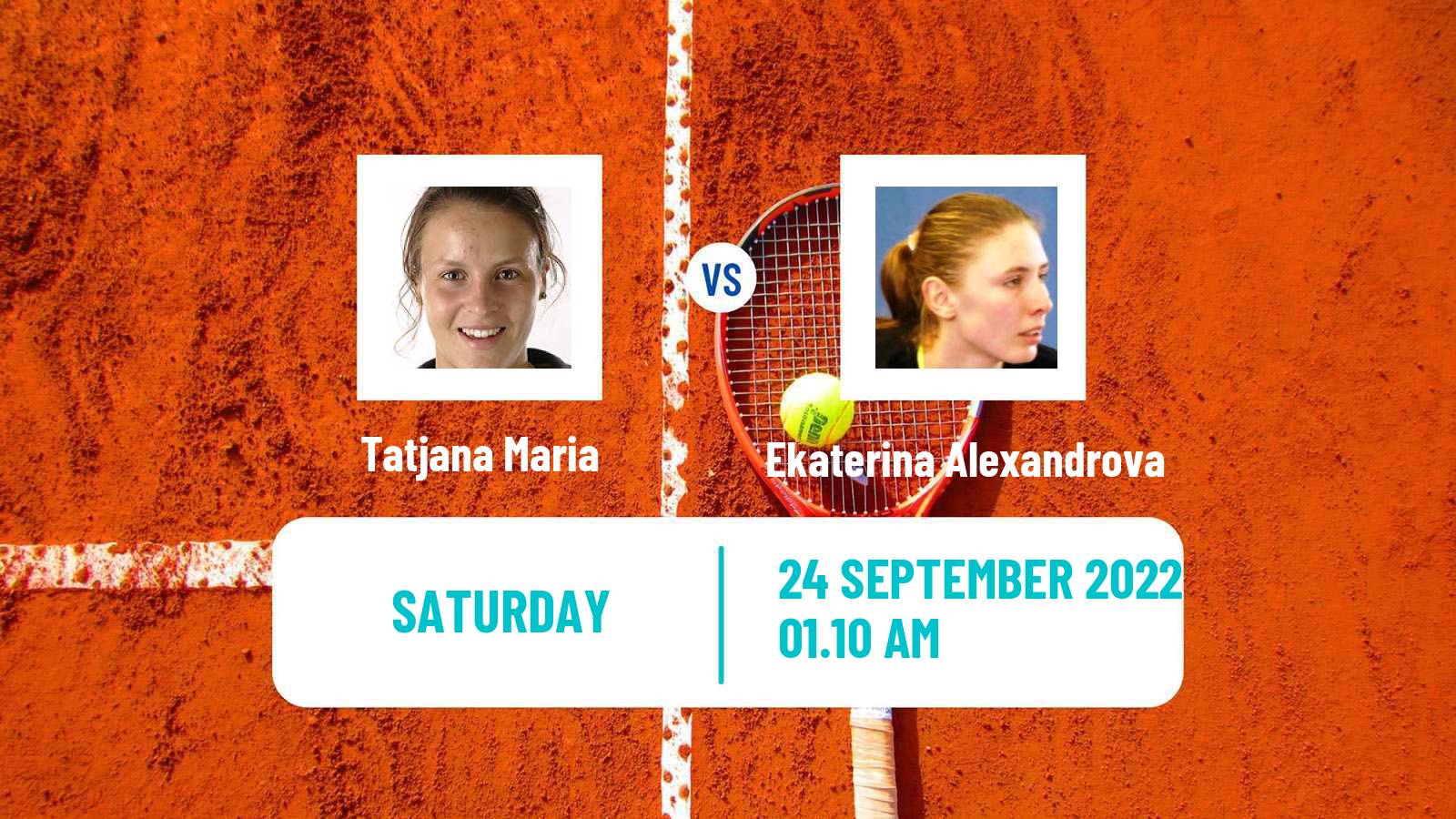 Tennis WTA Seoul Tatjana Maria - Ekaterina Alexandrova