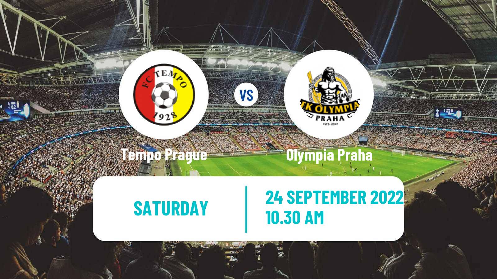Soccer Czech Prazsky Prebor Tempo Prague - Olympia Praha