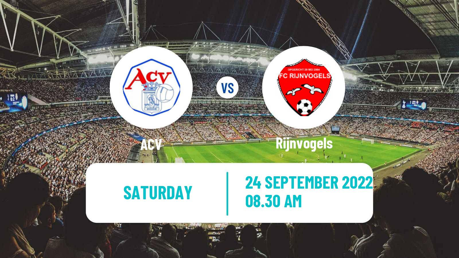 Soccer Dutch Derde Divisie ACV - Rijnvogels