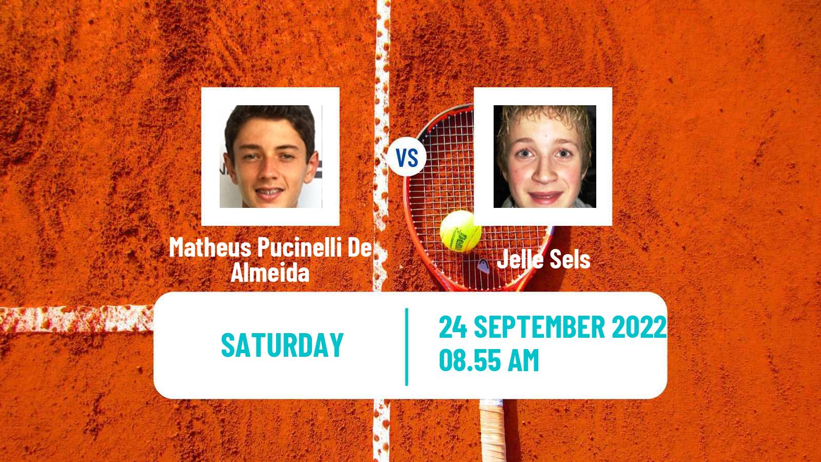 Tennis ATP Challenger Matheus Pucinelli De Almeida - Jelle Sels