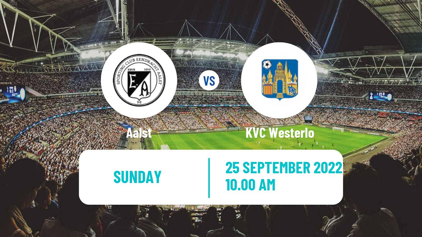 Soccer Belgian Cup Aalst - Westerlo