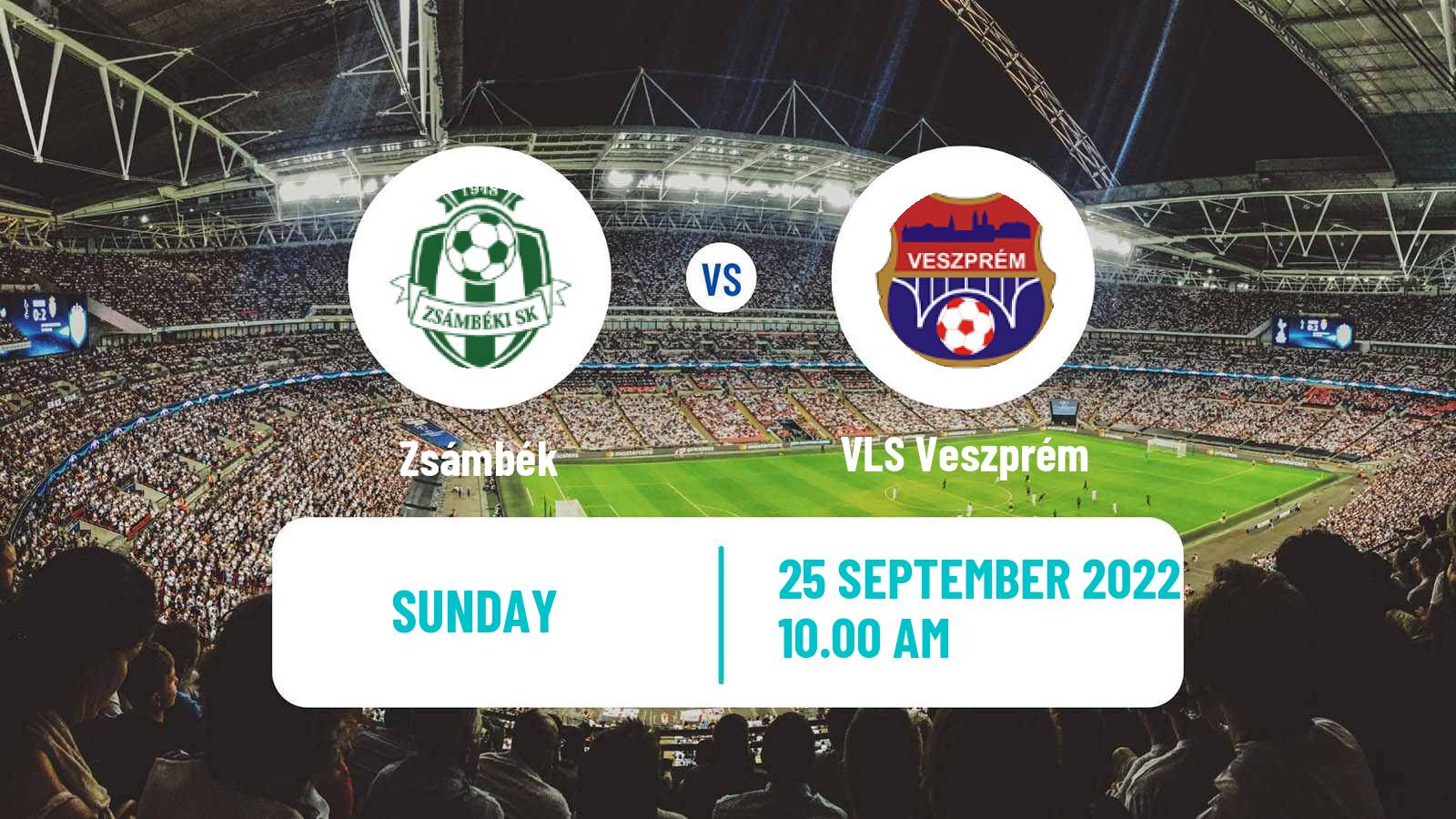 Soccer Hungarian NB III West Zsámbék - VLS Veszprém