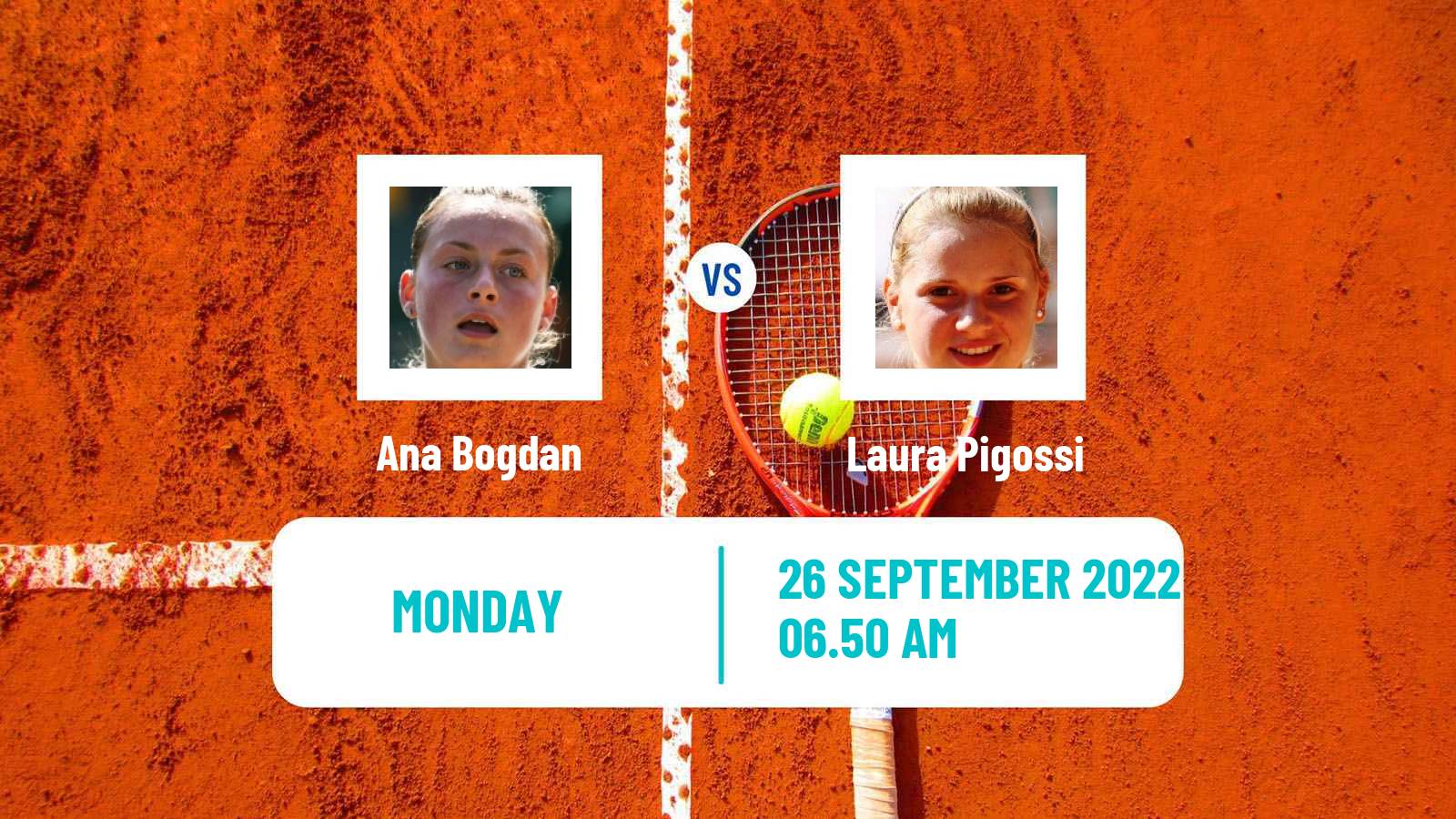 Tennis WTA Parma Ana Bogdan - Laura Pigossi
