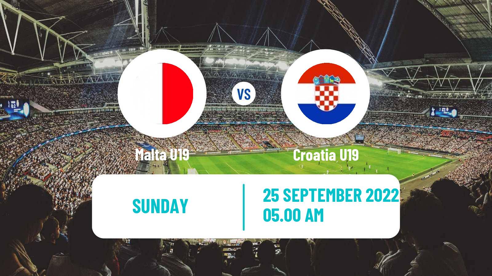Soccer Friendly Malta U19 - Croatia U19